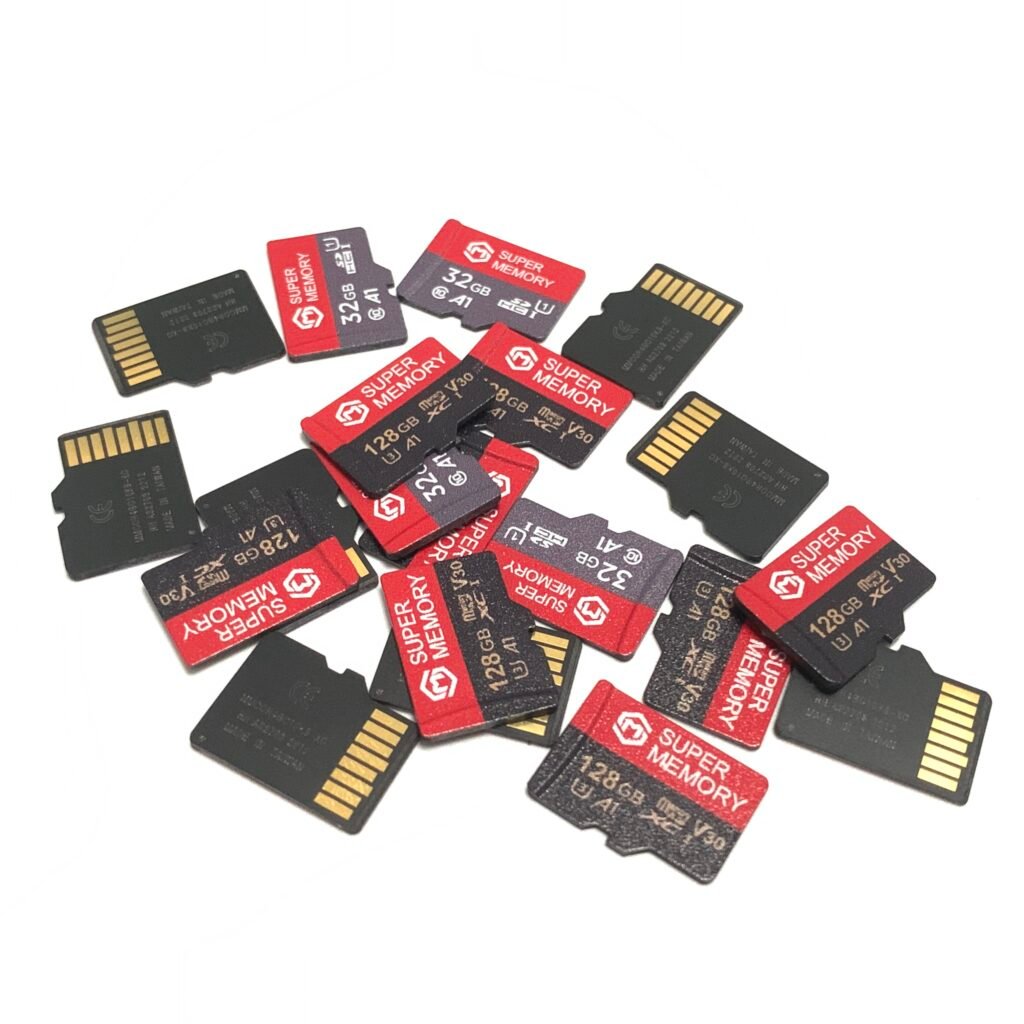 supermemory micro sd card logo paint