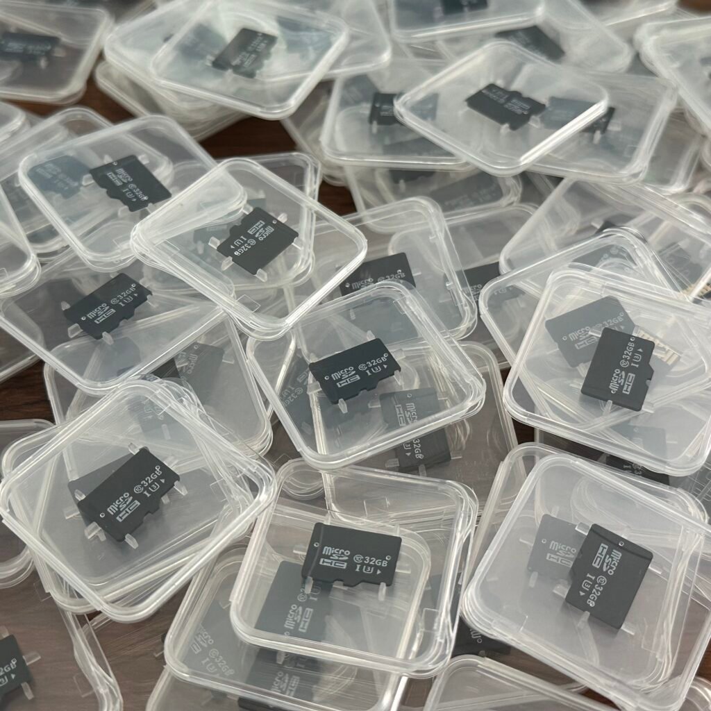 micro sd card in pp case