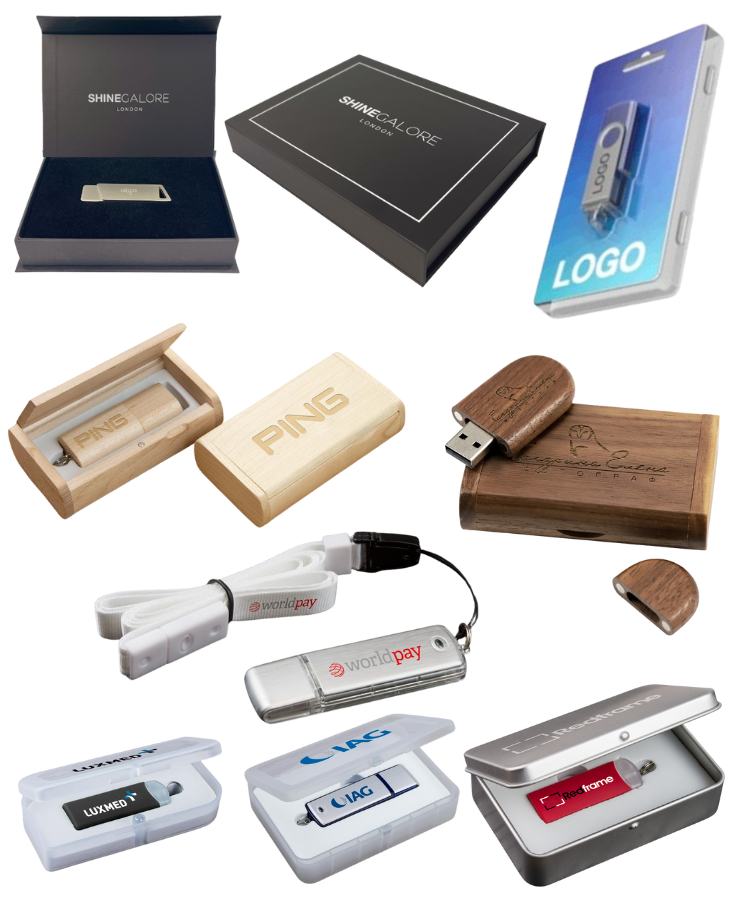 logo design on pendrive box,box choose with card board package,wooden box,plastic box,metal box