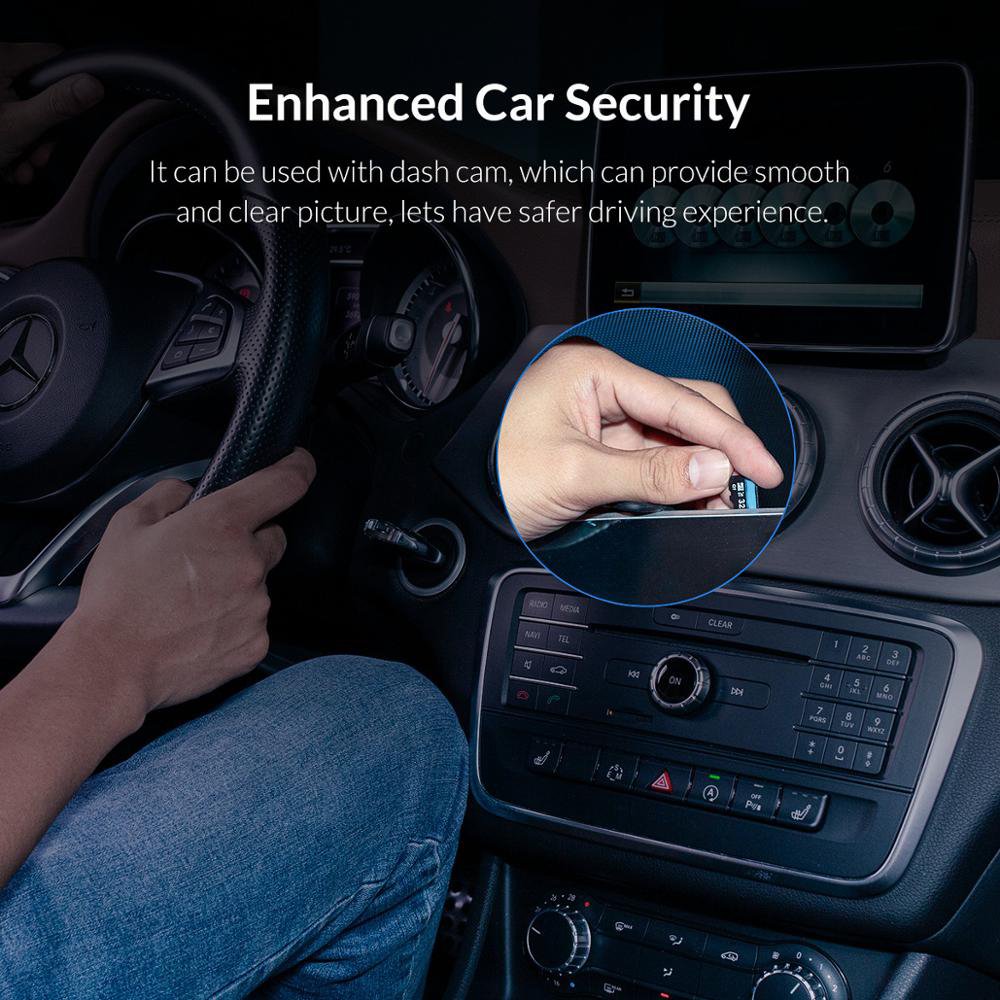 high speed qlc 256gb micro sd card use in car
