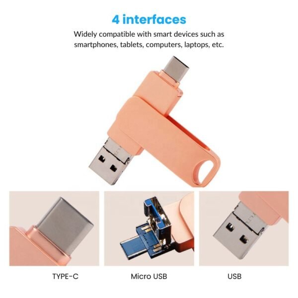 OTG TYPE C USB Flash Drive 2TB Clé USB 128GB 256GB 512GB USB Stick 3.0 Pendrive for Smartphone - Image 4