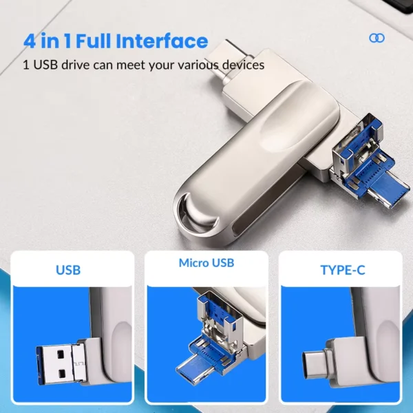 Best Rotating Metal OTG USB 3.0 Flash Drive