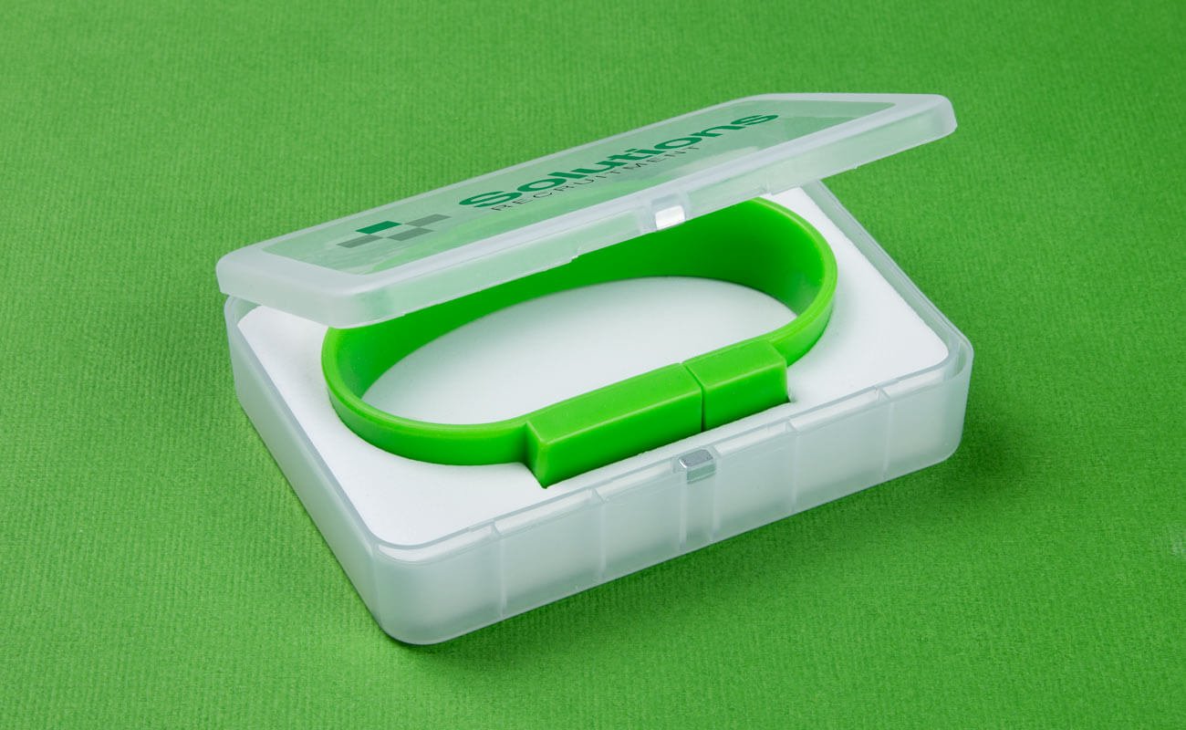 Wrist USB flash drive with packaging