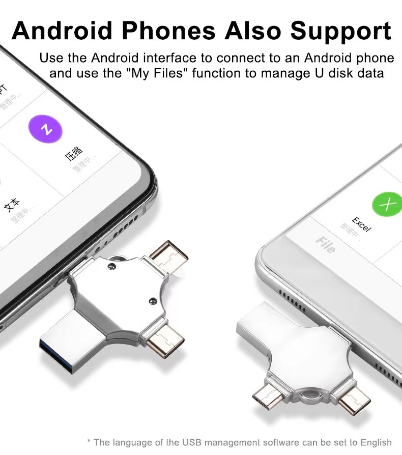 android iphone support in one pendrive