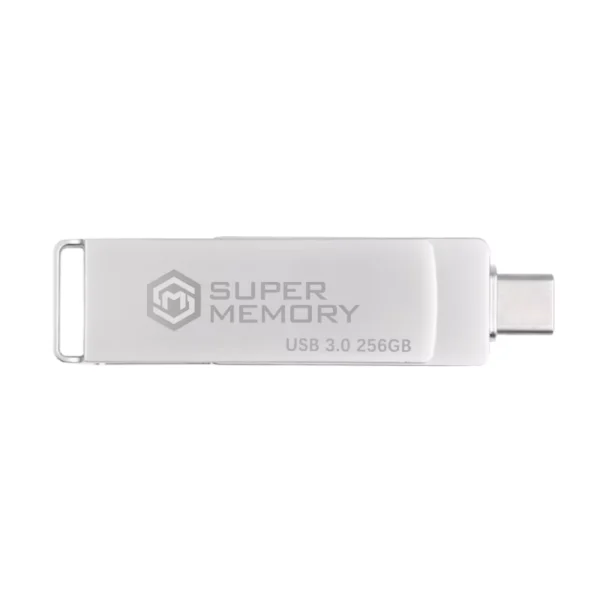 Type-C Rotating Flash Drive 256GB High Speed