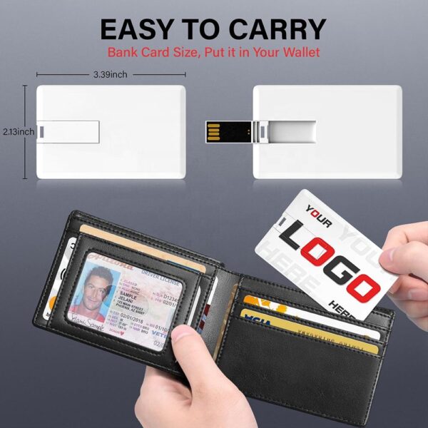 business card flash drive
