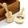 Guitar Shaped Wooden Usb Flash Drive
