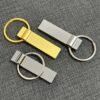silver gold color keyring pendrive