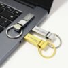 Metal Keyring pendrive use in computer