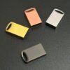 SMU127 mini metal thumb drive in gold silver black champagne colors