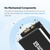 T100 SSD with no mechanical components improves shock resistance and drop resistance