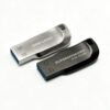 CZ74 metal USB flash drive showing ultra-thin 4mm metal body with brushed texture and capless design