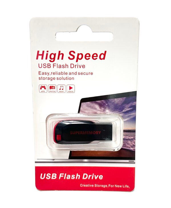 Red black USB flash drive for SanDisk Cruzer Blade USB 2.0 card board package